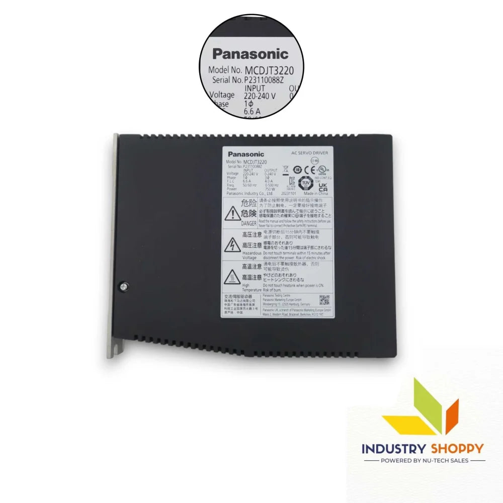 Panasonic MCDJT3220 Servo Drive Panasonic MCDJT3220 Servo Drive